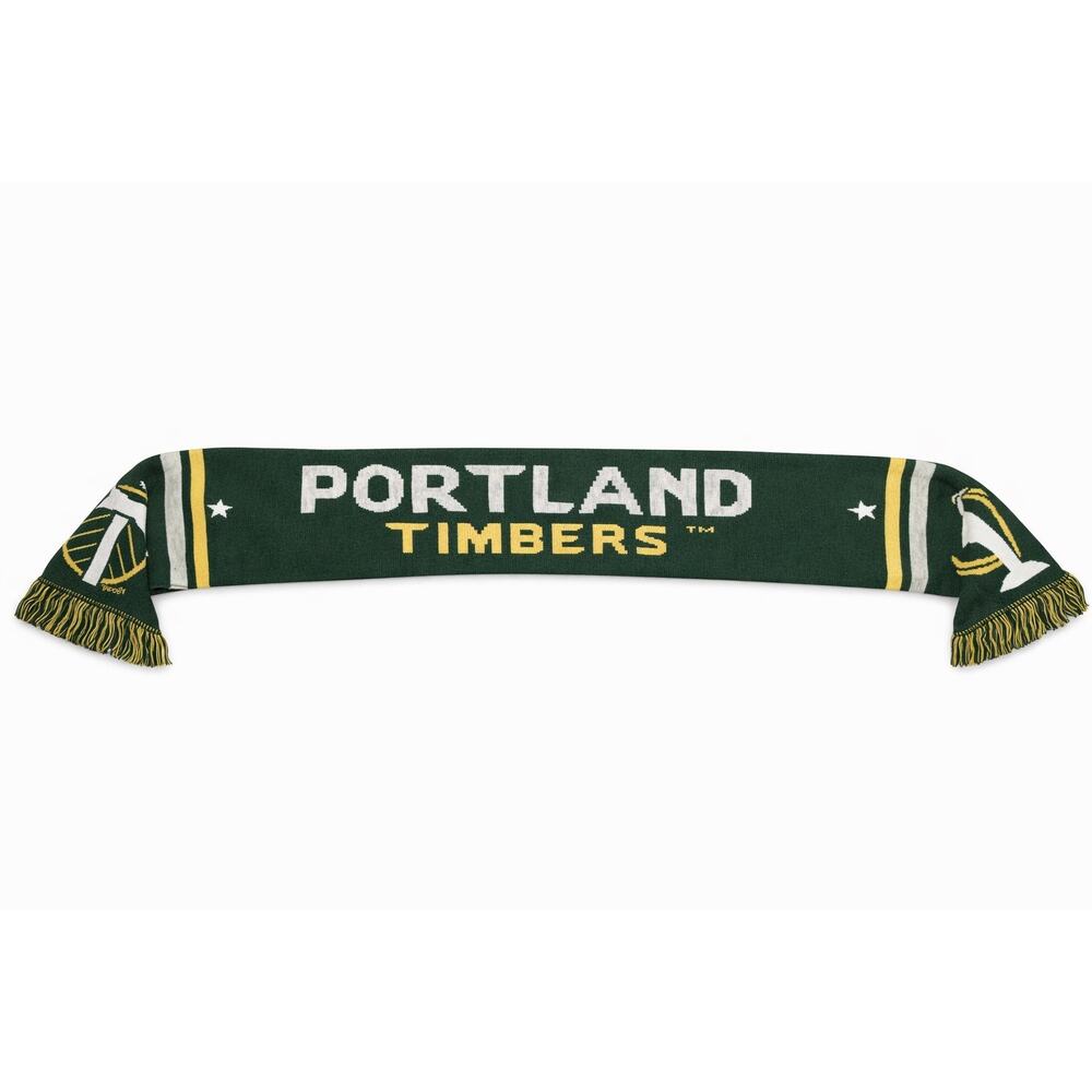 Portland Timbers 2015 MLS Cup Champions Scarf Green‎ Gold NWOT - Picture 2 of 4